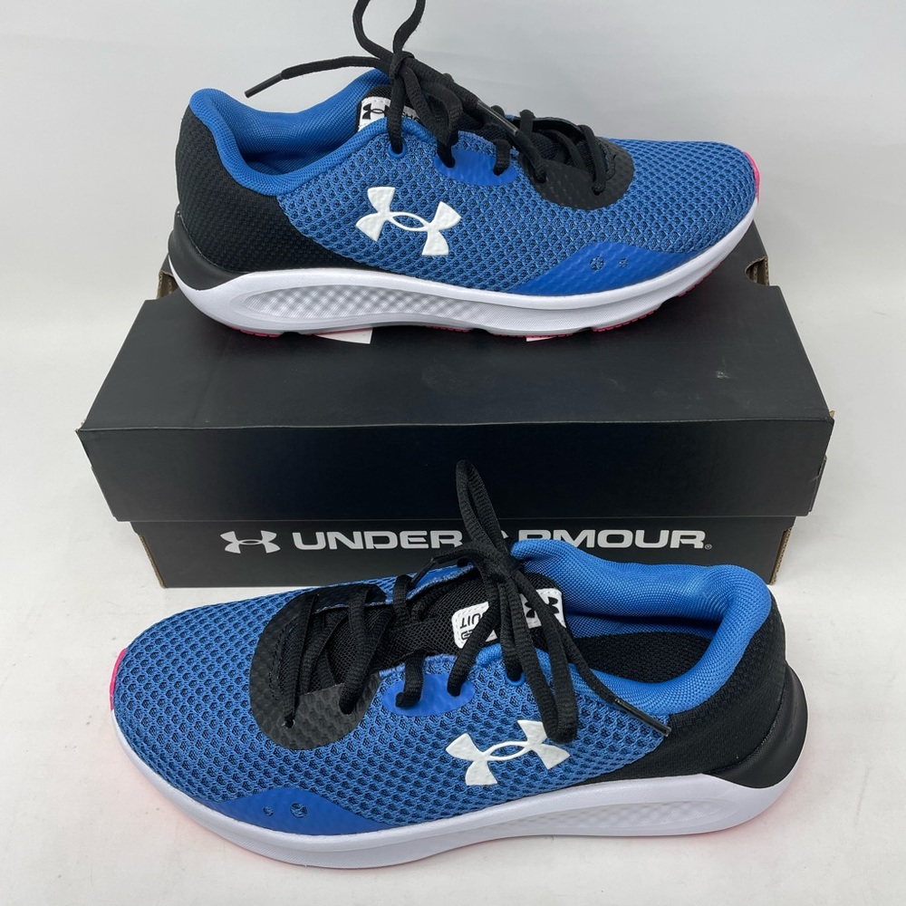 Under Armour Women’s Charged Pursuit 3, Blue/Black